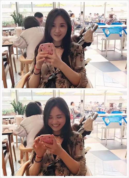 女健身网红吃瓜