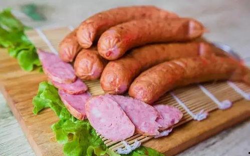 网红吃瓜红肠图片